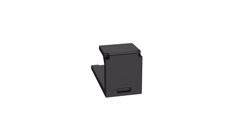 CMBBL-X INSERTO MODULO CIEGO (BLANK ) 1POS. NEGRO