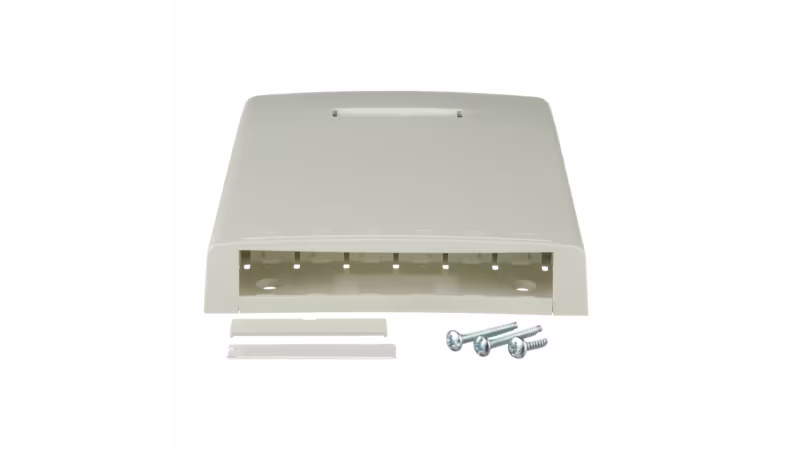 CBXF6IW-AY CAJA PLASTICA DE PARED DE 6 PUERTOS