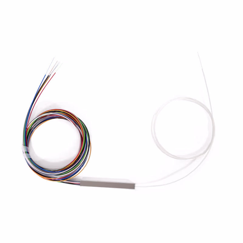 SP1X8NC SPLITTER ÓPTICO 1X8 SIN CONECTORES PLC FORRO 0.9mm P/REDES GPON, CATCOM