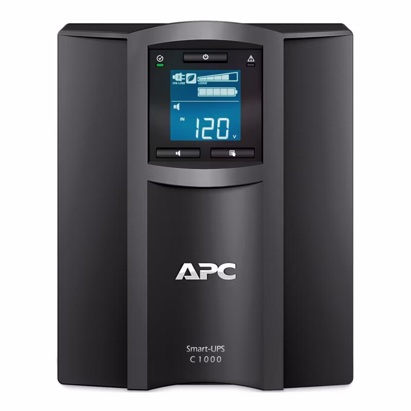 SMC1000C SMART-UPS C 1000VA/120V, (8) NEMA 5-15R C/LCD APC