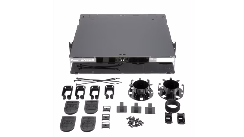 FCE2U CAJA DE MANEJO DE FIBRA ODF 2RU HASTA 192 PTS