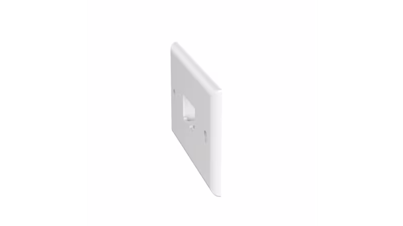 CFPH2WH PLACA FRONTAL 1 SALIDA P/ 2 MÓDULOS COLOR BLANCA 