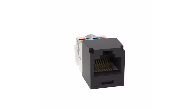 CJ688TPBL INSERTO KEYSTONE JACK NEGRO, CAT6, 8 HILOS, UTP