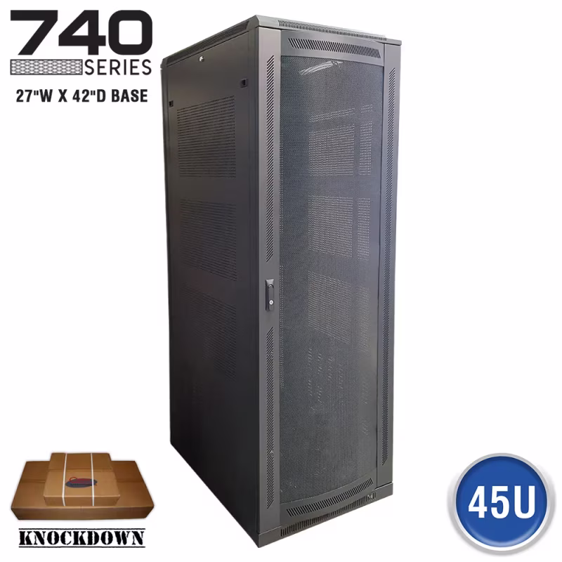 FE7419-45-02K Gabinete de Piso para Servidor 19 "X42",45 RMS