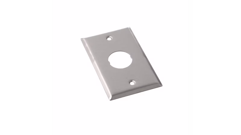 IAEFP1 PLACA DE ACERO INOX TIPO INDUSTRIAL P/JACK IAEBH6 1PT