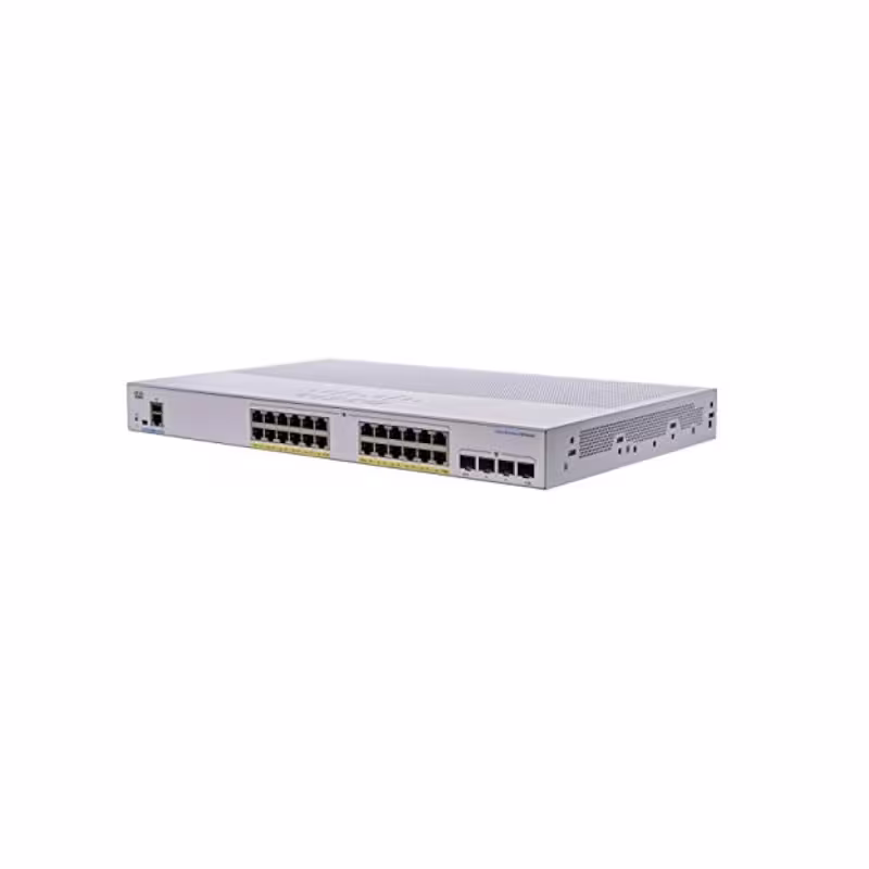 CBS250-24P-4G-NA SWITCH 24 PUERTOS 10/100/1000 ADMINISTRABLE 4X1G SFP +POE, CISCO