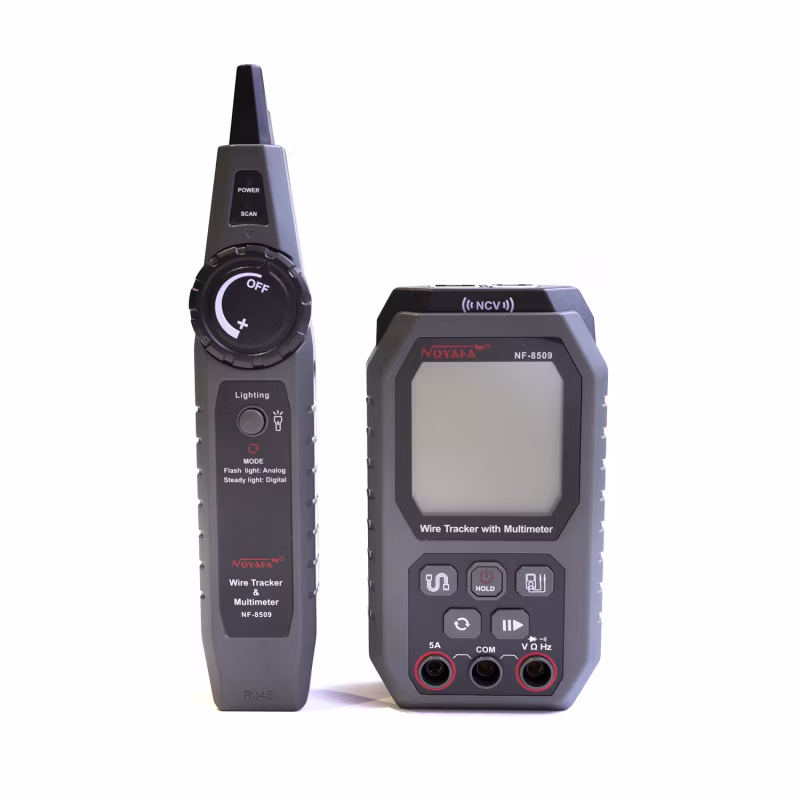 CAT-NF-8509 MULTIMETRO PARA REDES DE DATOS Y ELÉCTRICAS DE TENSION NORMAL Y BAJA, CON RASTEADOR