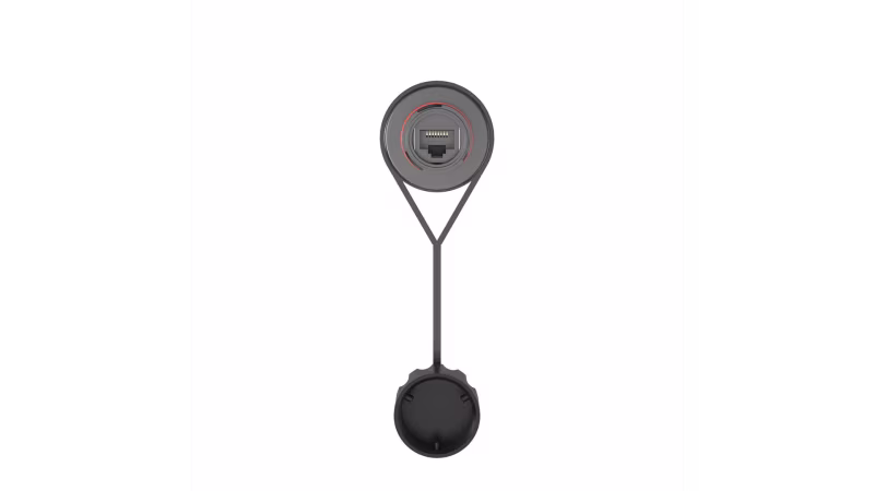 IAEBHC6 UNIÓN RJ45  INDUSTRIAL CAT6 CON CUBIERTA PROTECTORA