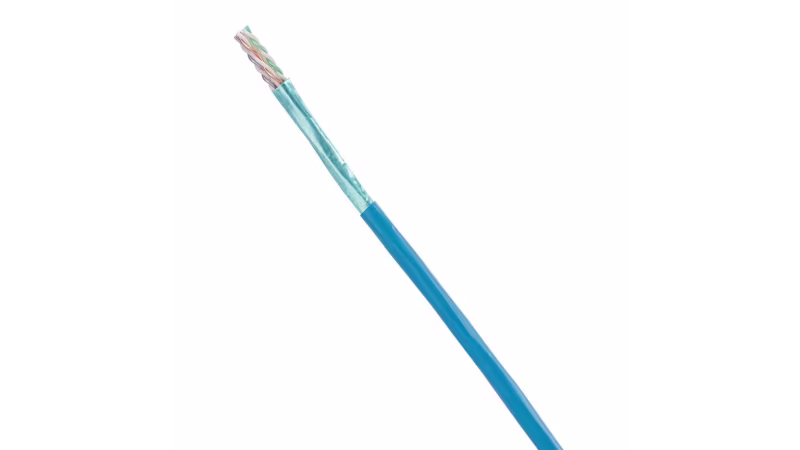PUR6AV04BU-G CABLE UTP CAT 6A 4 PARES 23AWG AZUL