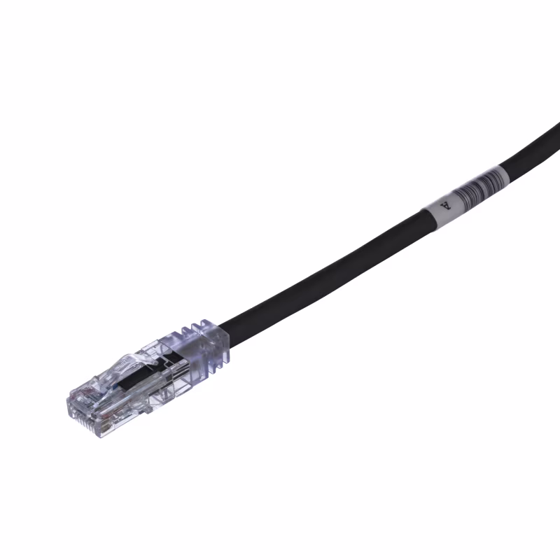 UTPSP3BLY PATCH CORD DE COBRE CAT 6 , COLOR NEGRO, 3FT
