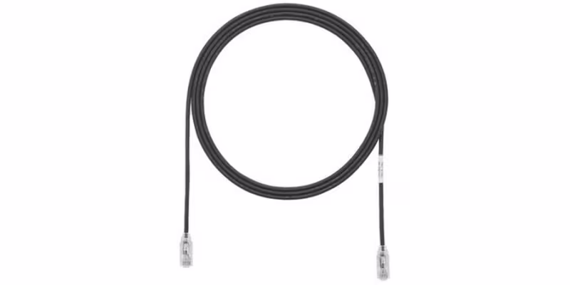 UTP28SP35BL PATCH CORD UTP 35FT CAT6 COLOR NEGRO SLIM 28AWG 