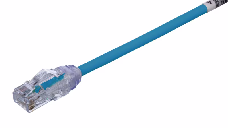 UTP28X15BU PATCH CORD CAT6A 28AWG AZUL 15FT