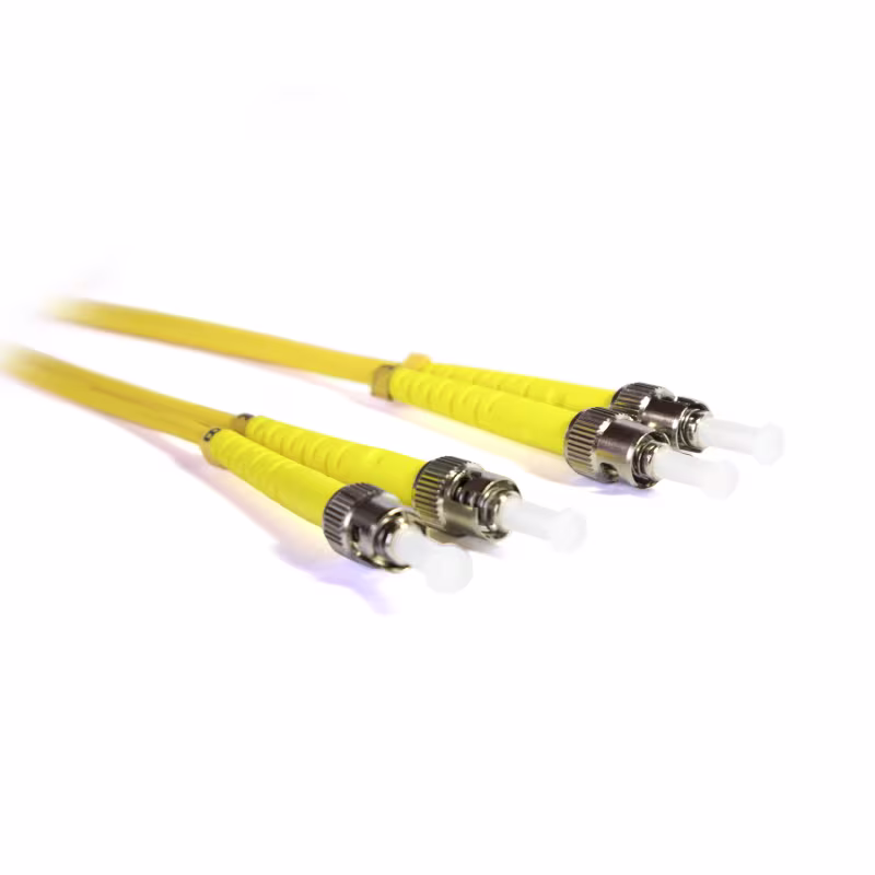 TU/TU9CR15M PATCH CORD DE FIBRA OPTICA ST/UPC-ST/UPC DUPLEX MONOMODO 15MTS, CATCOM