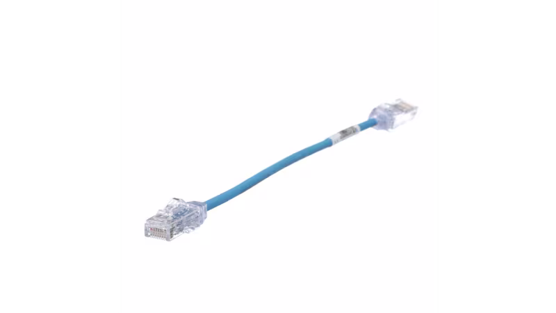 UTP28X1BU PATCH CORD CAT 6A 28AWG AZUL 1 PIE
