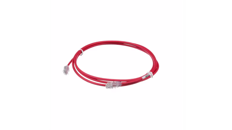 UTP28X7RD PATCH CORD UTP 6A 7FT ROJO ULTRADELGADO