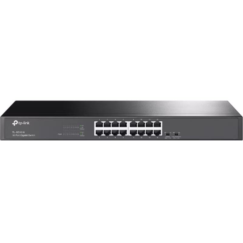 SG1016 SWITCH NO ADM.16 PTS 10/100/1000 METAL P/RACK MARCA TP-LINK
