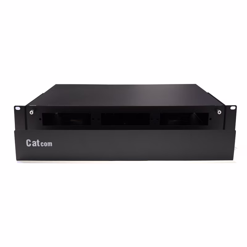 ODF2R-6M-S ODF PARA MONTAJE EN RACK CON BANDEJA DESLIZABLE PARA 6 ADAPTADORES 2U, CATCOM
