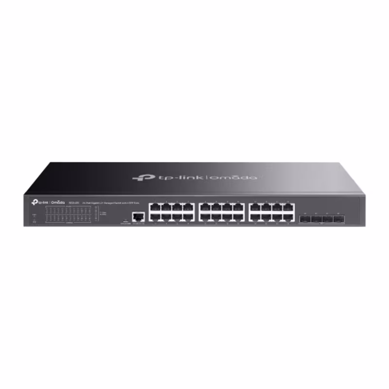 TL-SG3428 SWITCH ADMINISTRABLE 24 PUERTOS 10/100/1000 Mbps + 4 PUERTOS GIGABIT L2
