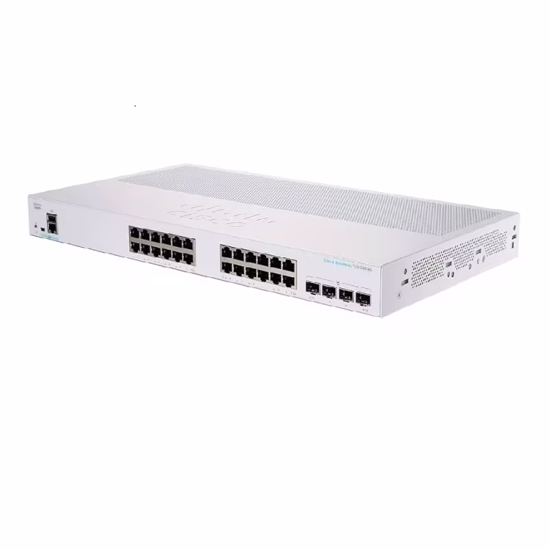 CBS350-24T-4G-NA SWITCH 24 PUERTOS 10/100/1000Mbps ADMINISTRABLE 4x1G SFP, CISCO