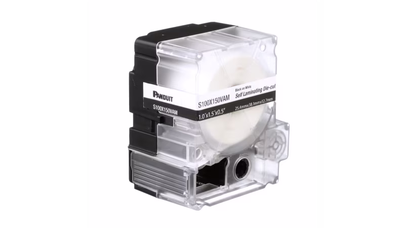 S100X150VAM CARTUCHO DE ETIQUETA AUTOLAMINABLE EN VINIL 1.0X1.5PULG, PANDUIT