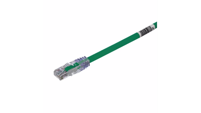 UTP6AX5GR PACH CORD UTP CAT 6A 5FT VERDE DIAMETRO REDUCIDO