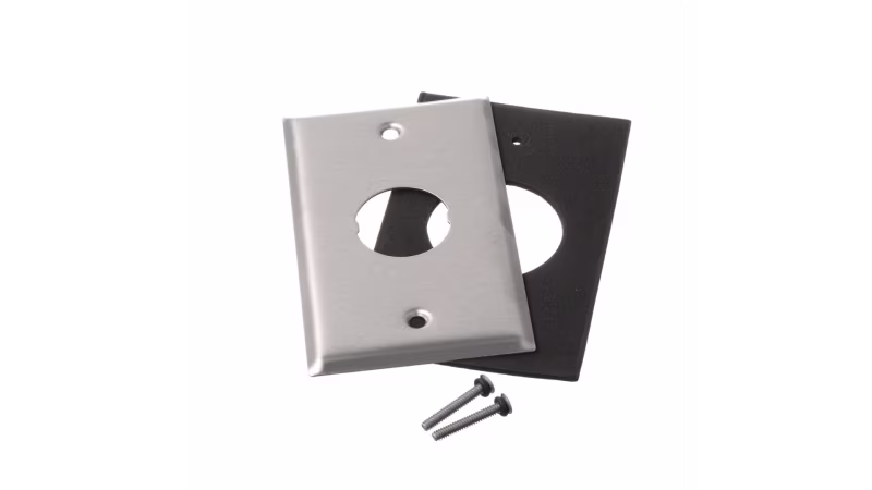 IAEFP1 PLACA DE ACERO INOX TIPO INDUSTRIAL P/JACK IAEBH6 1PT