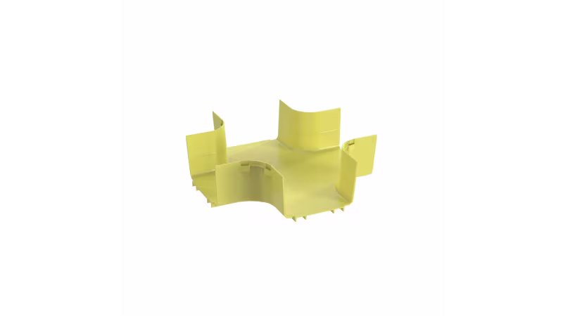 FRFWC6X4LYL Accesorio cruzado FiberRunner� de 4 v�as, 6x4, amarillo