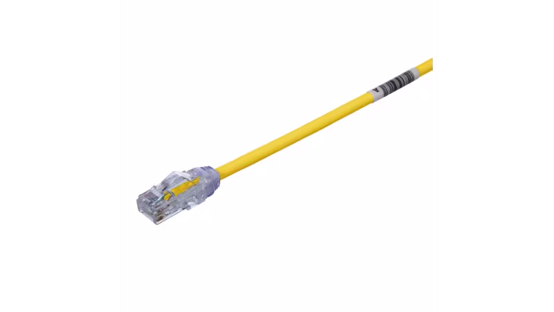 UTP28X0.2MYL PATCH CORD UTP CAT6A 28AWG CM/LSZH AMARILLO 0.2 METROS