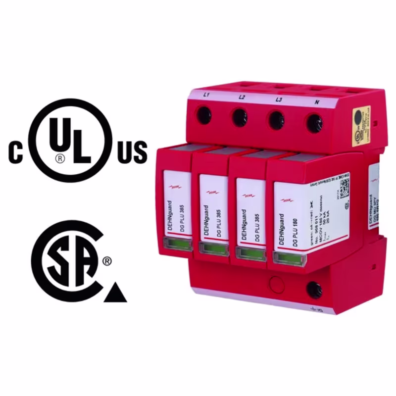 908341 SUPRESOR DE PICOS TIPO 1 TRIFÁSICO ESTRELLA Y 480-277V 3L+N+T 200kA REPUESTOS MODULARES