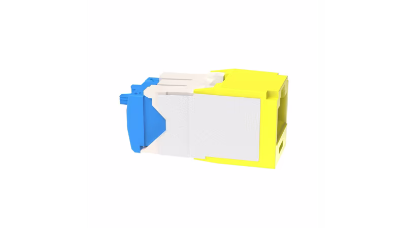 CJ6X88TGYL INSERTO KEYSTONE JACK CAT6A   AMARILLO TG MINICOM