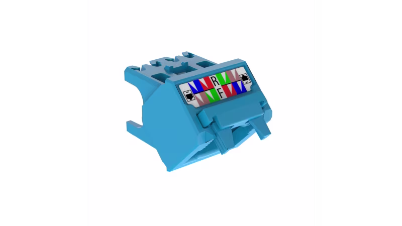 CJUDCAPBU-C BLOQUE ANGULADO 45 GR  PARA INSERTOS MINICOM 6A