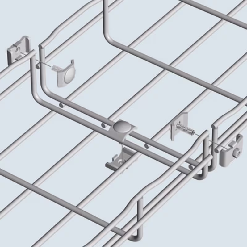 SWKEZ JUEGO DE ARANDELA + TUERCA + TORNILLO PARA EMPALME DE ESCALERILLA, CABLOFIL