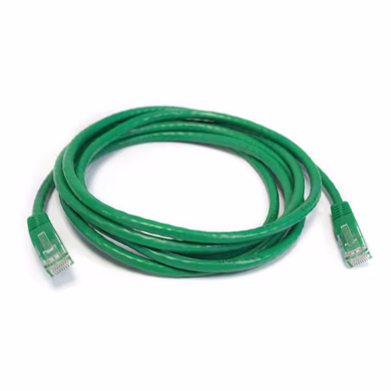 PC6-6007 PATCH CORD CAT6 7FT COLOR VERDE C/BOTA TERMOMOLDEADA, CATCOM