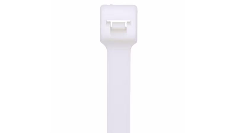 PLT2S-C CINCHO PL�STICO TIE WRAP 7.4" X 4.8MM BLANCO