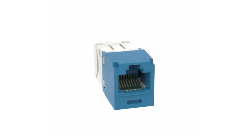 CJE688TGBU INSERTO TIPO KEYSTONE JACK CAT 6 AZUL