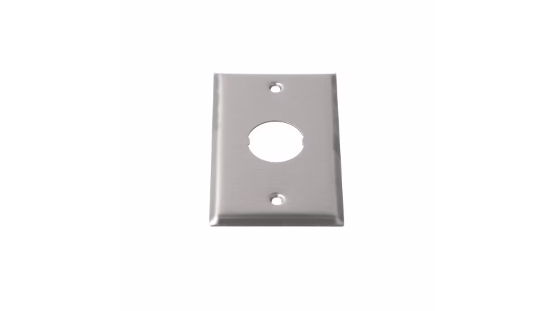 IAEFP1 PLACA DE ACERO INOX TIPO INDUSTRIAL P/JACK IAEBH6 1PT