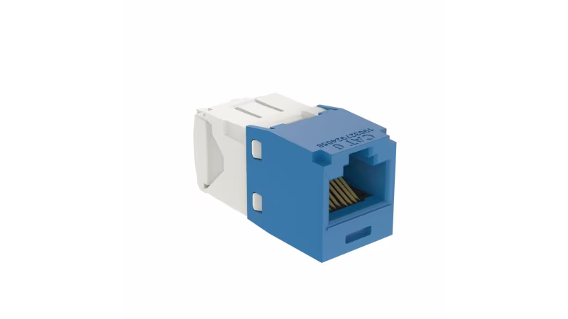 CJ688TGBU INSERTO KEYSTONE JACK AZUL CAT.6 8POS MINICOM