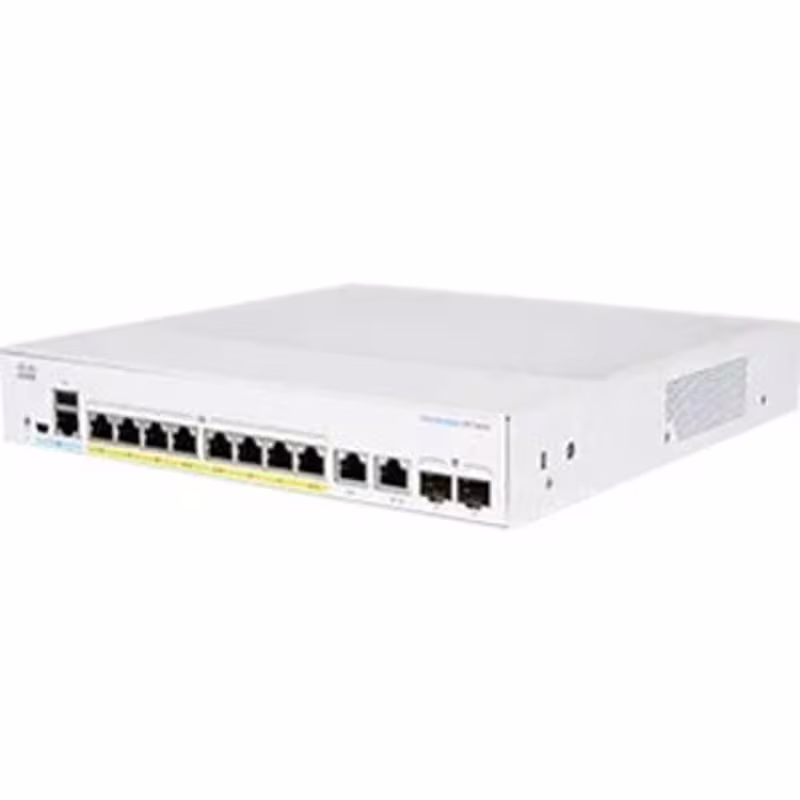 CBS350-8P-2G-NA SWITCH 8 PUERTOS 10/100/1000Mbps ADMINISTRABLE 2x1G COBRE/SFP + POE, CISCO