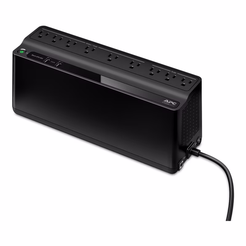 BE850M2-LM UPS DE RESPALDO 850VA/ 450W, 120V, (6) NEMA 5-15R (3) NEMA 5-15R + 2PTOS USB APC