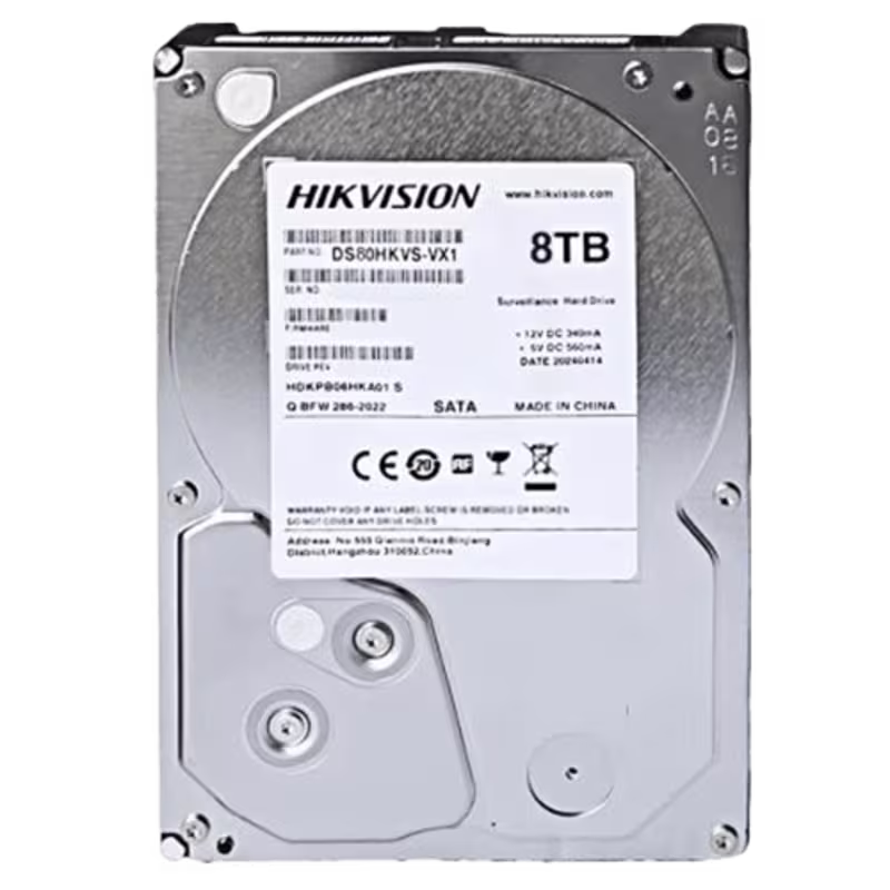 DS80HKVS-VX1 DISCO DURO HDD SATA 8TB 3.5" 24/7 HIKVISION