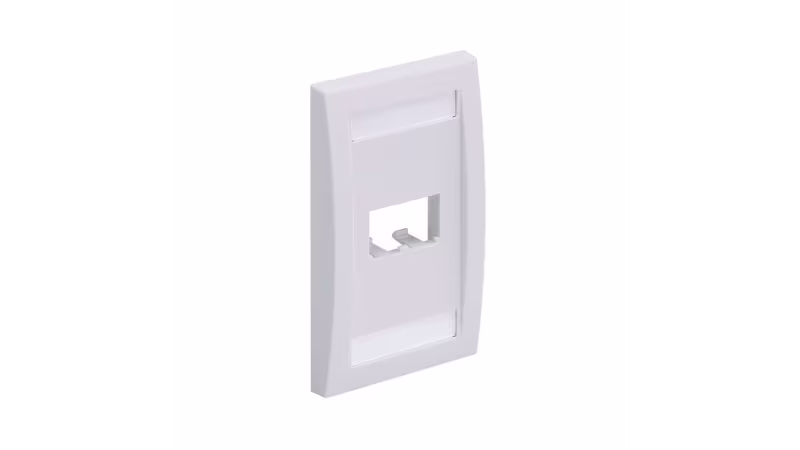 CFPE2WHY PLACA PLASTICA BLANCA 2 PUERTOS