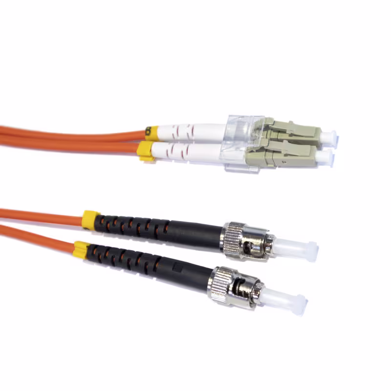 LP/TP5CR12M PATCH CORD DE FIBRA OPTICA LC/ST DUPLEX MULTIMODO 12MTS, CATCOM