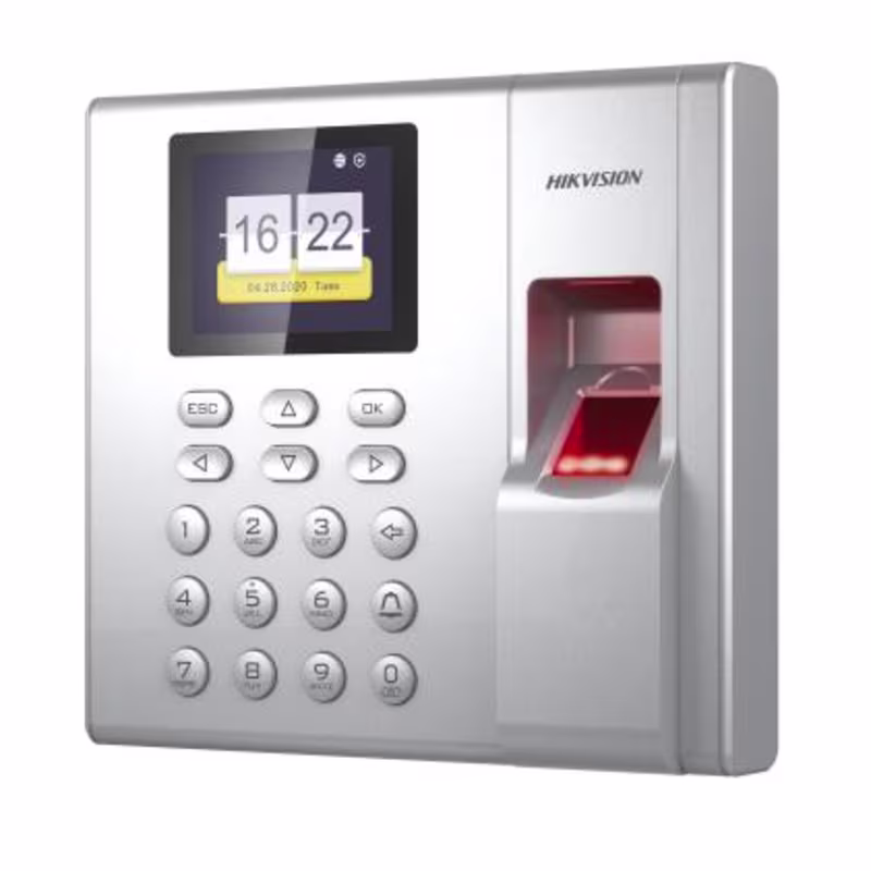 HIK-DS-K1T8003MF BIOMETRICO HUELLA 1000 HUELLAS, 1000 TARJETAS, LCD 2.4" RJ45 Y USB