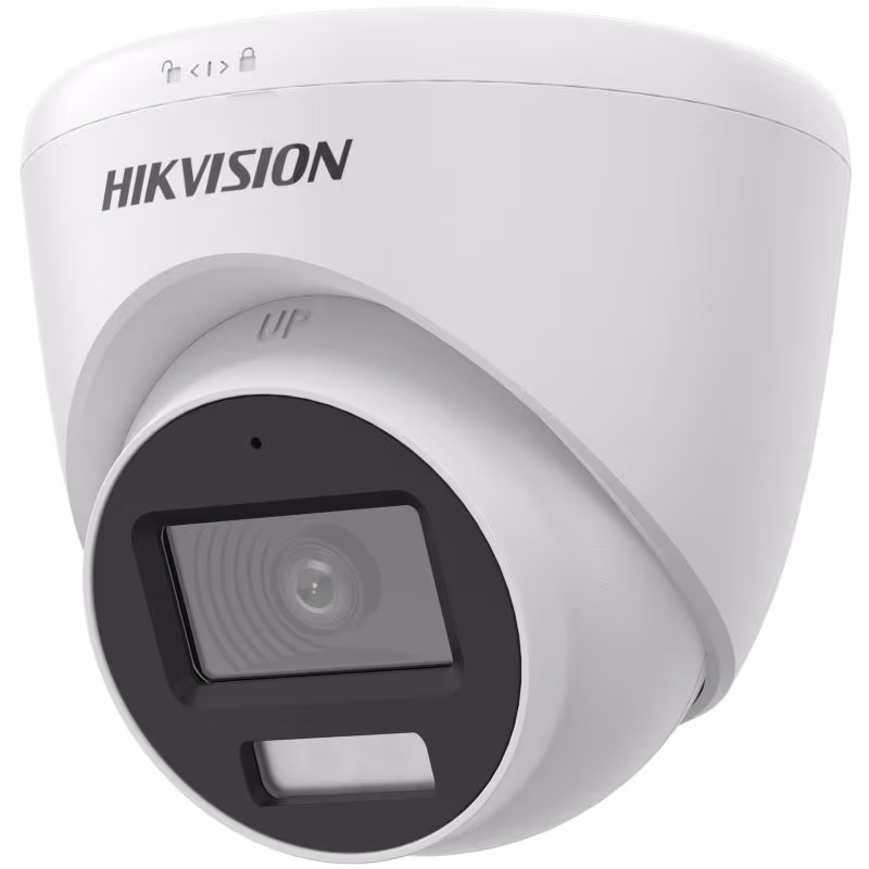 DS-2CE78K0T-LFS - Camara domo resolución 3k hibrida B/N, ColoVU IR 40MTS, Lente 2.8 mm luz blanca 20 mts, IP67