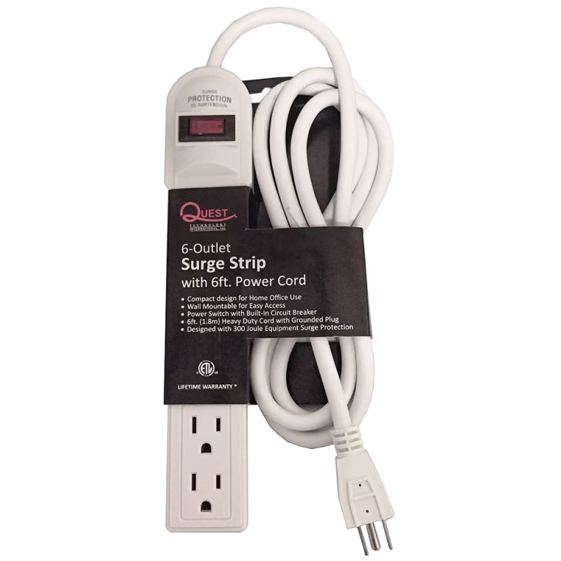 PDU QUEST T Q-EPD-1306, 6 Salidas AC, Distribución Eléctrica