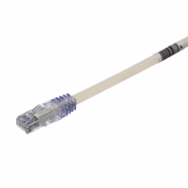 UTP6AX1 PATCH CORD UTP CAT6A DE 1 PIES COLOR BLANCO , PANDUIT