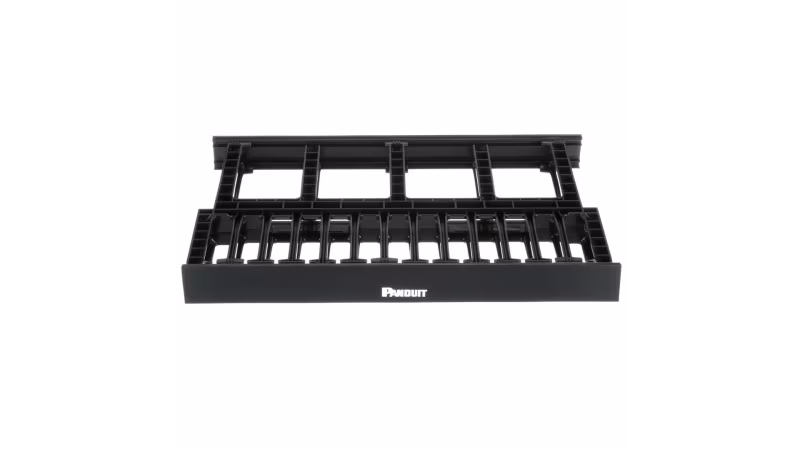 NM1 ORGANIZADOR HORIZONTAL ALTA DENSIDAD FRONTAL/TRASERO 1RU