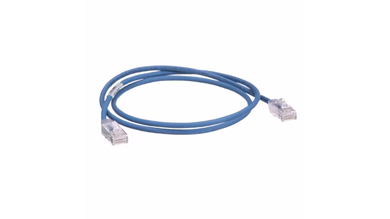 UTP28SP7BU PATCH CORD CAT. 6 ULTRADELGADO 28AWG UTP AZUL 7FT