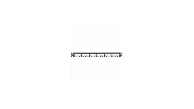 CP24BLY PATCH PANEL MODULAR DESCARGADO 24 PTS, METALICO