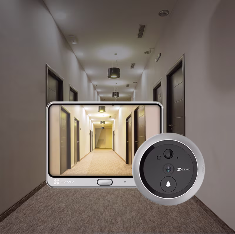 CS-DP1C-A0-4A1WPFBSR SISTEMA DE INTERCOMUNICADOR CON PANTALLA Y CÁMARA, RECARGABLE EZVIZ